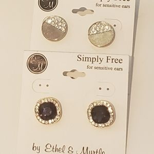 Earrings- for sensitive ears by Ethel & Myrtle